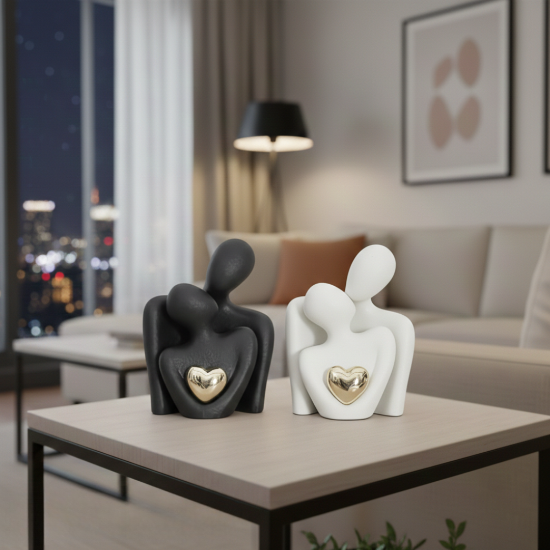 Abstract Couple Sculpture