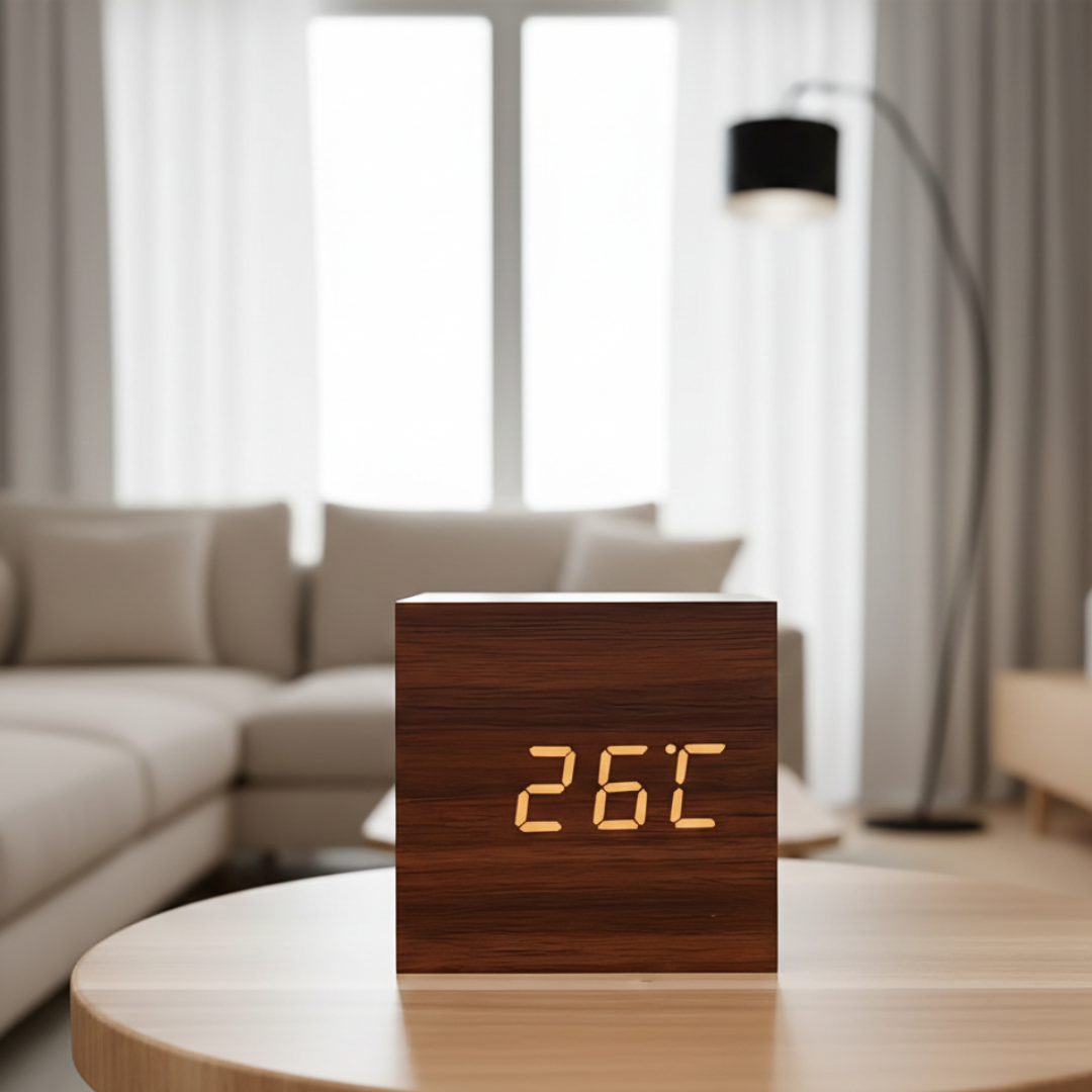 Cube LED Alarm Clock