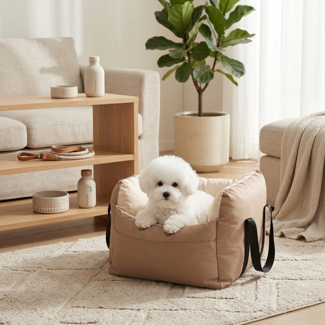 Dog Car Seat with Safety Belt
