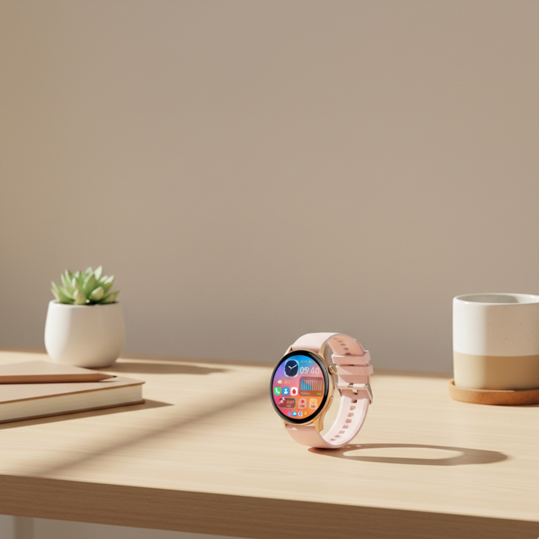 Women’s AMOLED Smartwatch – Stylish Waterproof Smart Watch with Bluetooth Calling