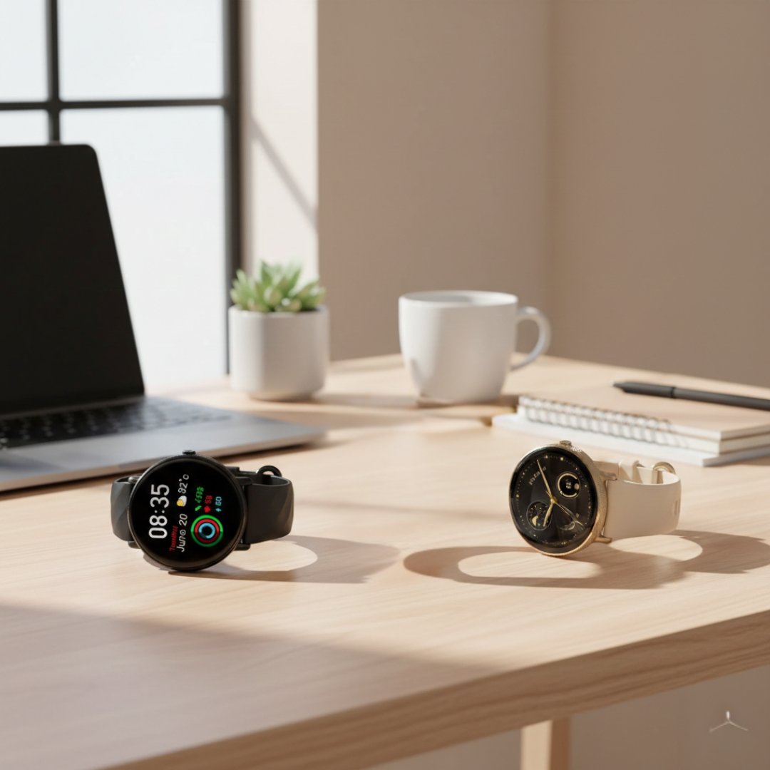 AMOLED Smartwatch with Bluetooth Calling – Stainless Steel Waterproof Smart Watch