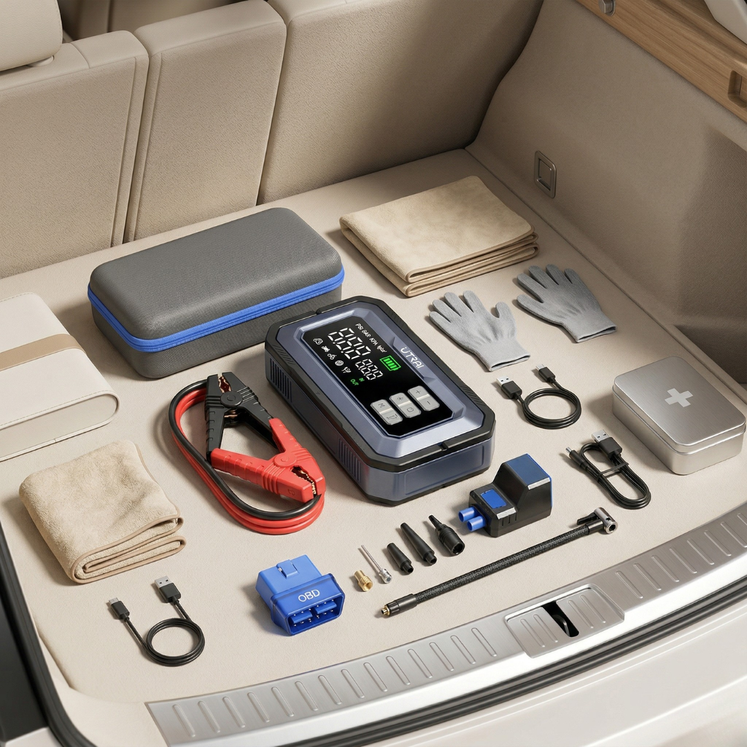 Jump Starter with Air Compressor