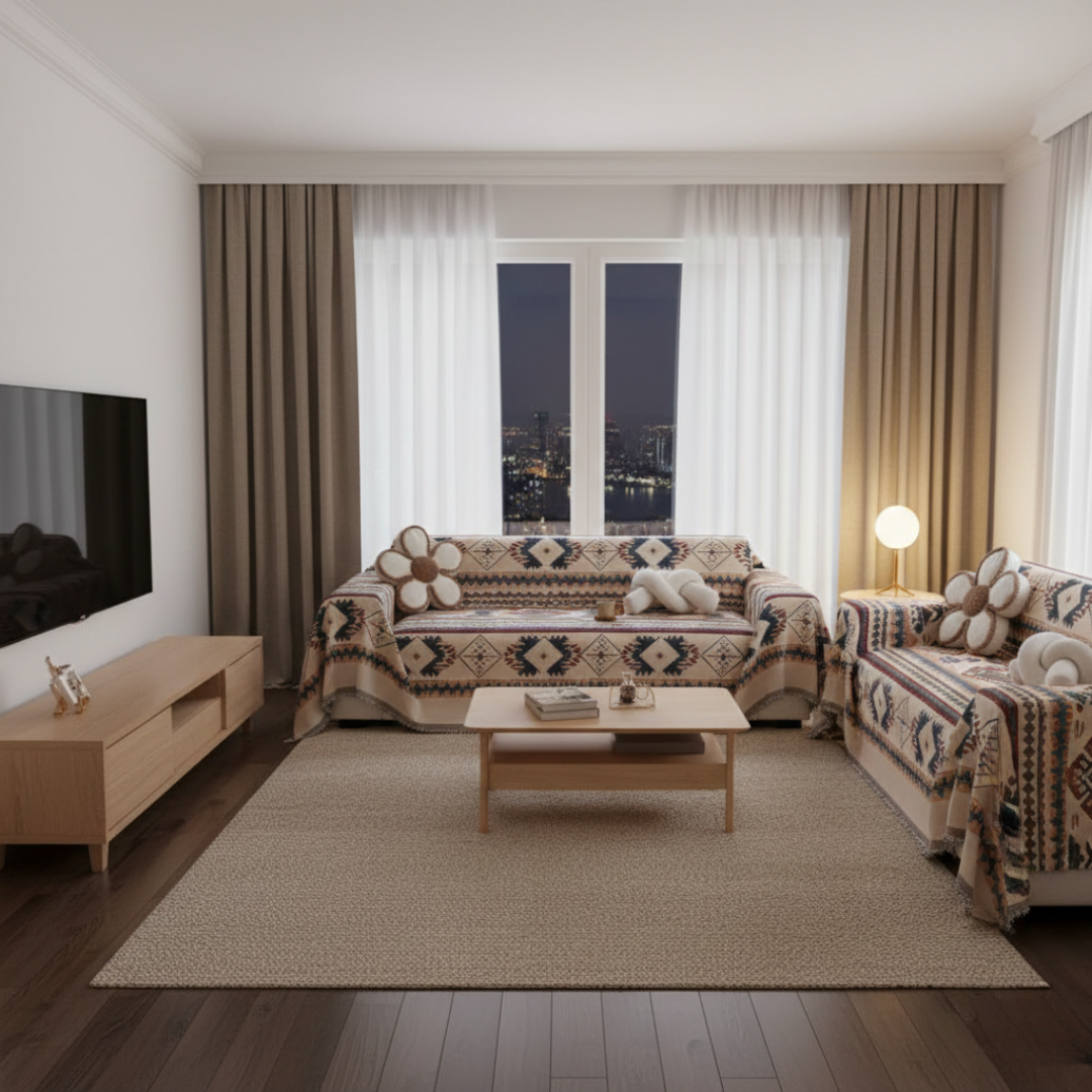 Premium Chenille Couch Cover