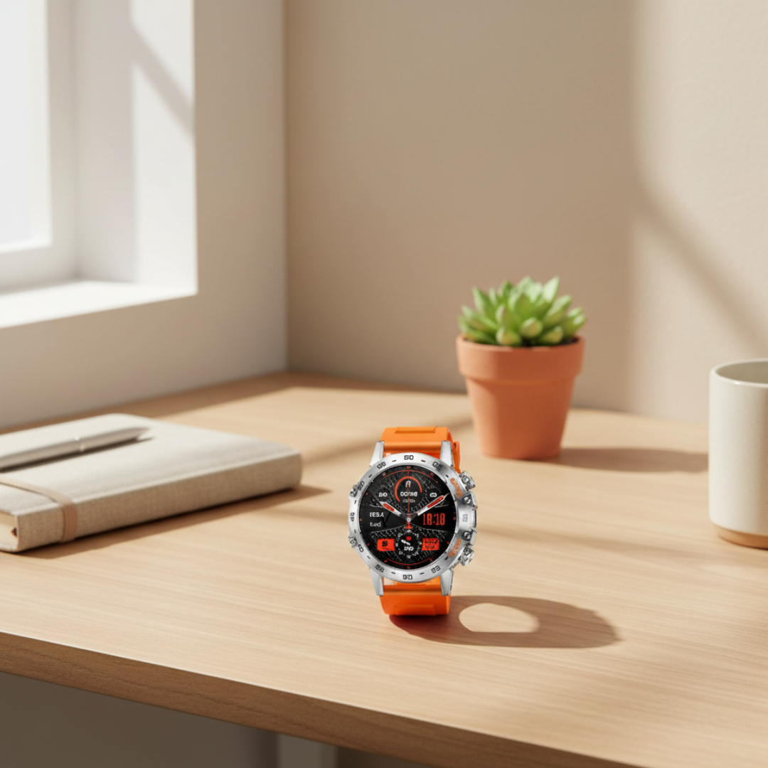 Waterproof Smartwatch with Bluetooth Calling – Durable Everyday Smart Watch