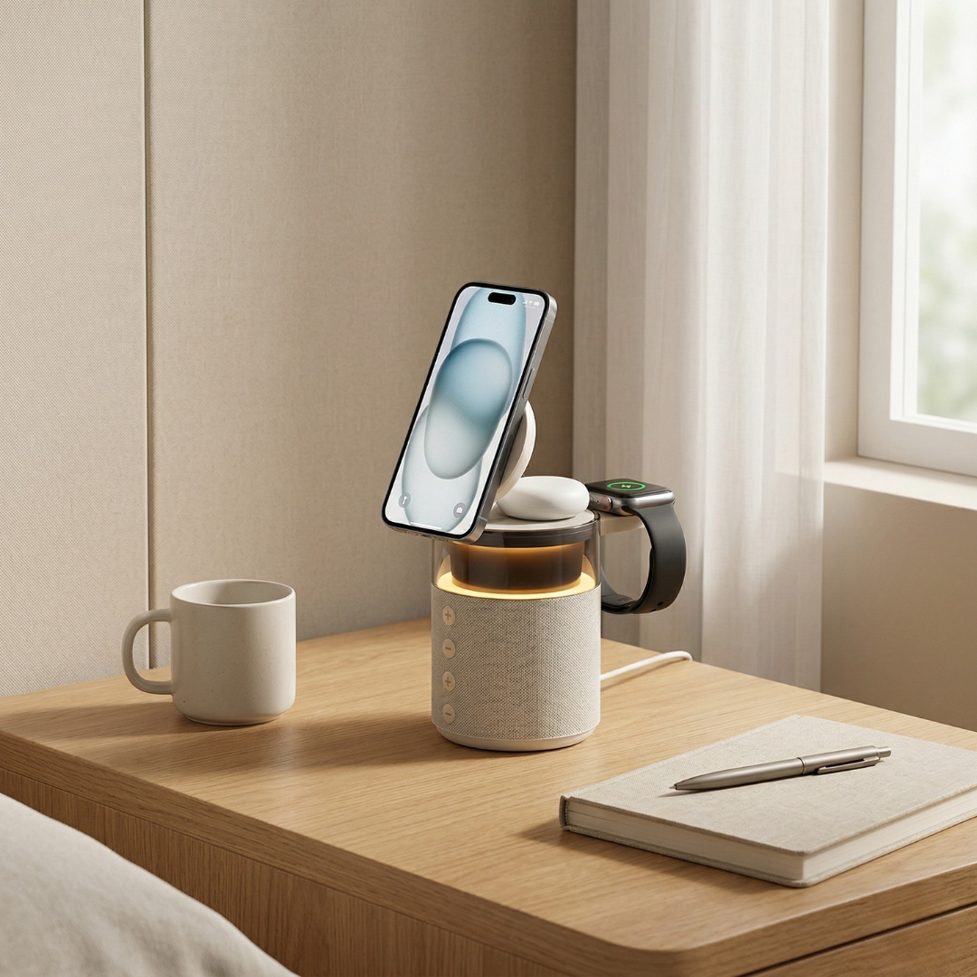 Magnetic Wireless Charging Station