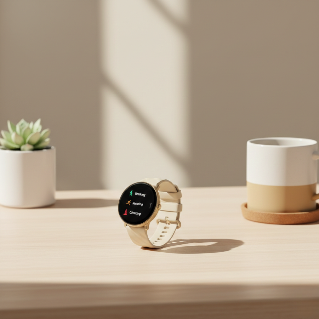 AMOLED Smartwatch with Bluetooth Calling – Stainless Steel Waterproof Smart Watch