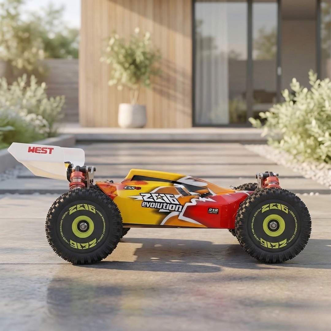 1:14 Scale Brushless RC Racing Car 4WD High-Speed 75km/h Off-Road