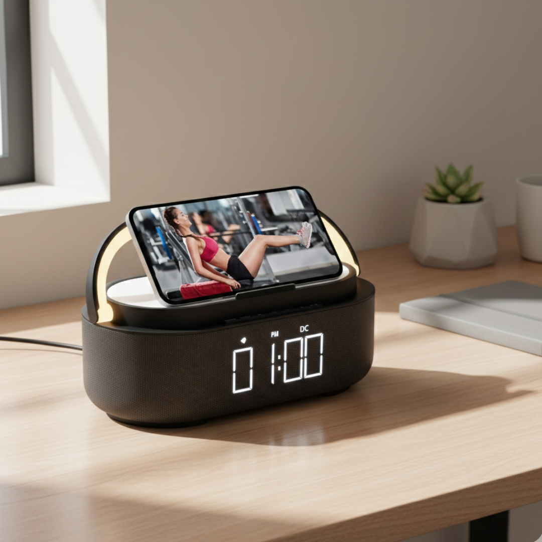 Bluetooth Speaker with Wireless Charging