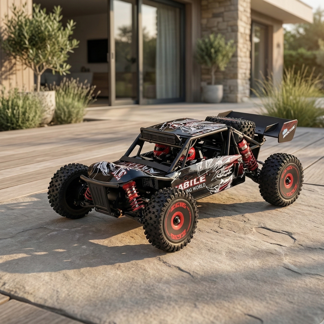 1:12 Scale Brushless 4WD RC Car 75km/h High-Speed Off-Road Racing Car