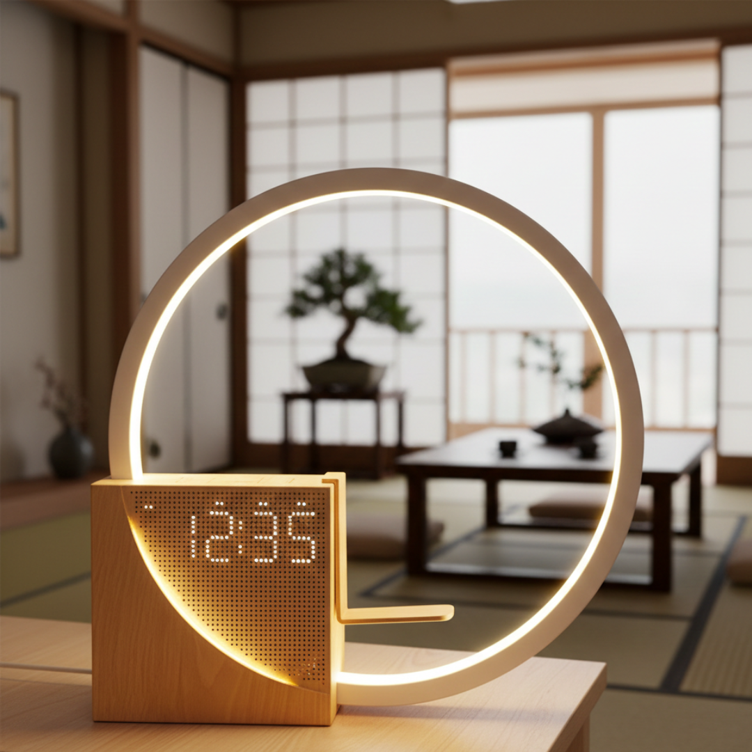 Touch Bedside Lamp with White Noise