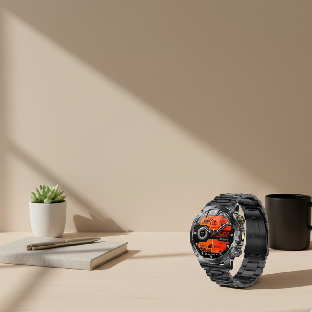 Rugged Outdoor Smartwatch – Waterproof Tactical Watch with Long Battery Life