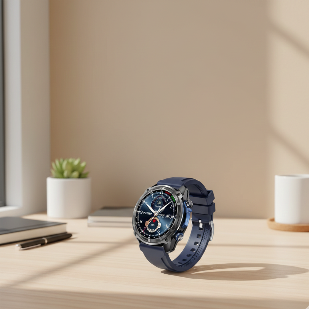 Outdoor GPS Smartwatch with Offline Maps – Waterproof Activity Watch