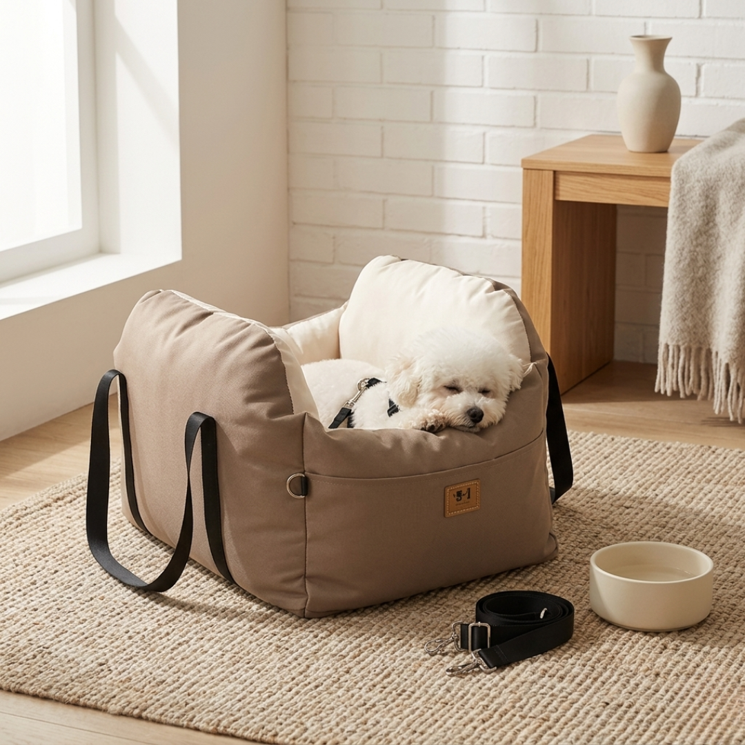 Dog Car Seat with Safety Belt