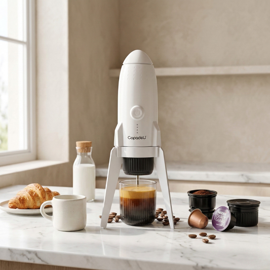 Portable Espresso Machine with Self-Heating
