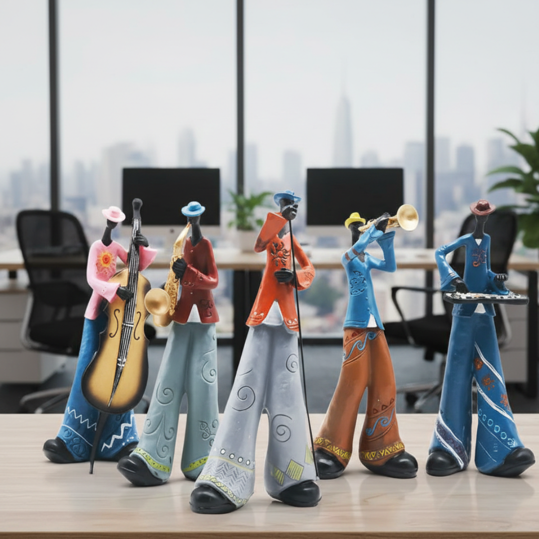 Jazz Music Resin Sculpture