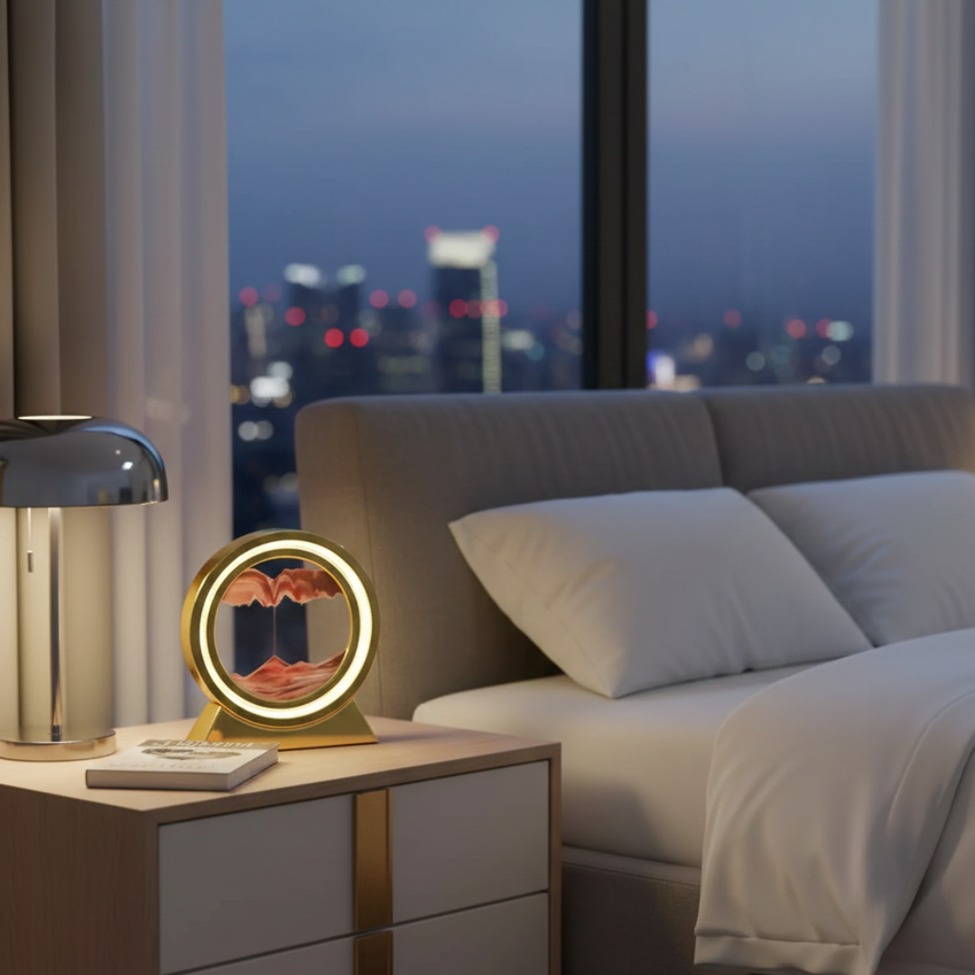 Moving Sand Art Table Lamp