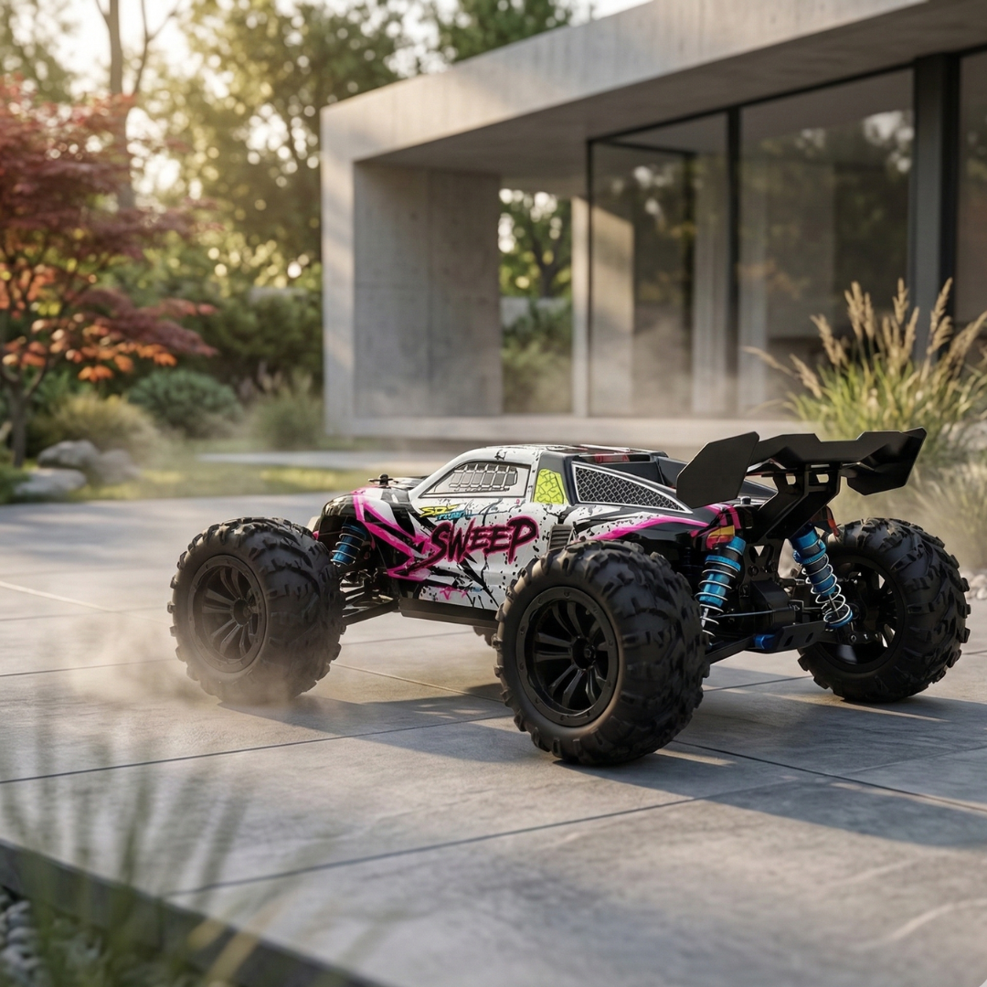 1:16 Scale 4WD RC Monster Truck 70km/h High-Speed Off-Road Crawler