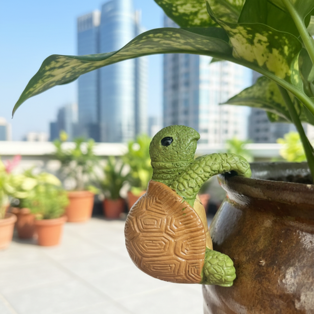 Hanging Turtle Resin Decor