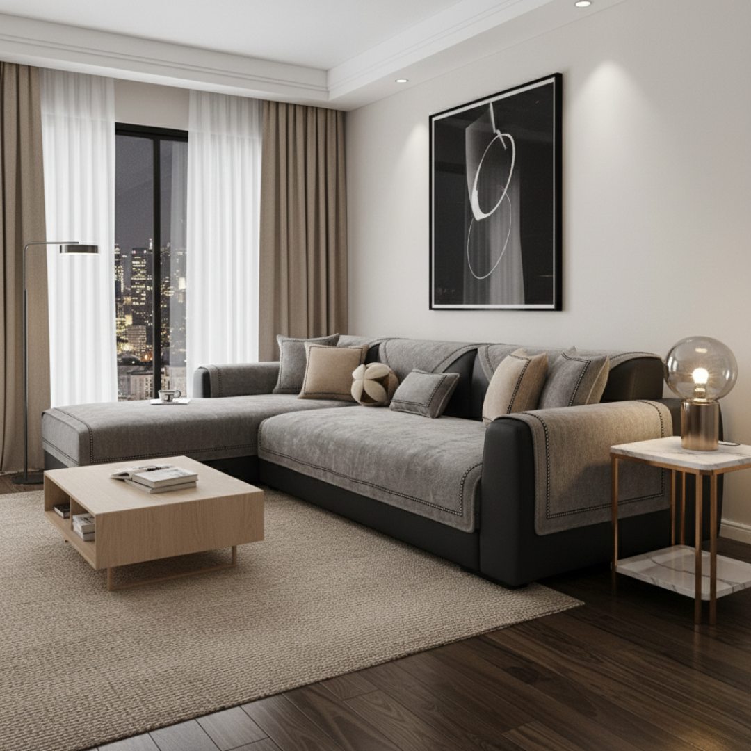 Chenille Non-Slip Sofa Cover