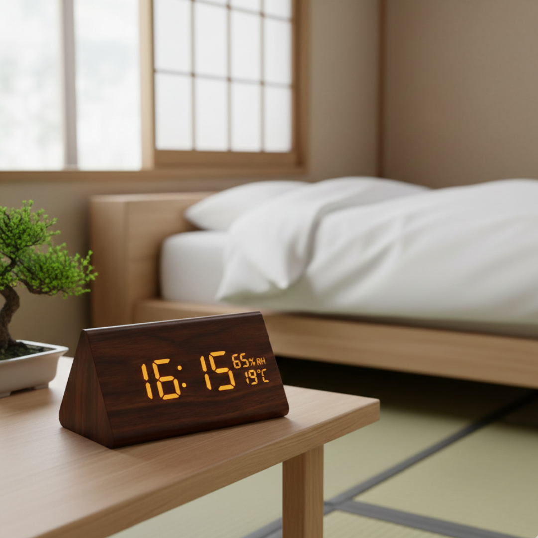 Digital Alarm Clock with LED Display
