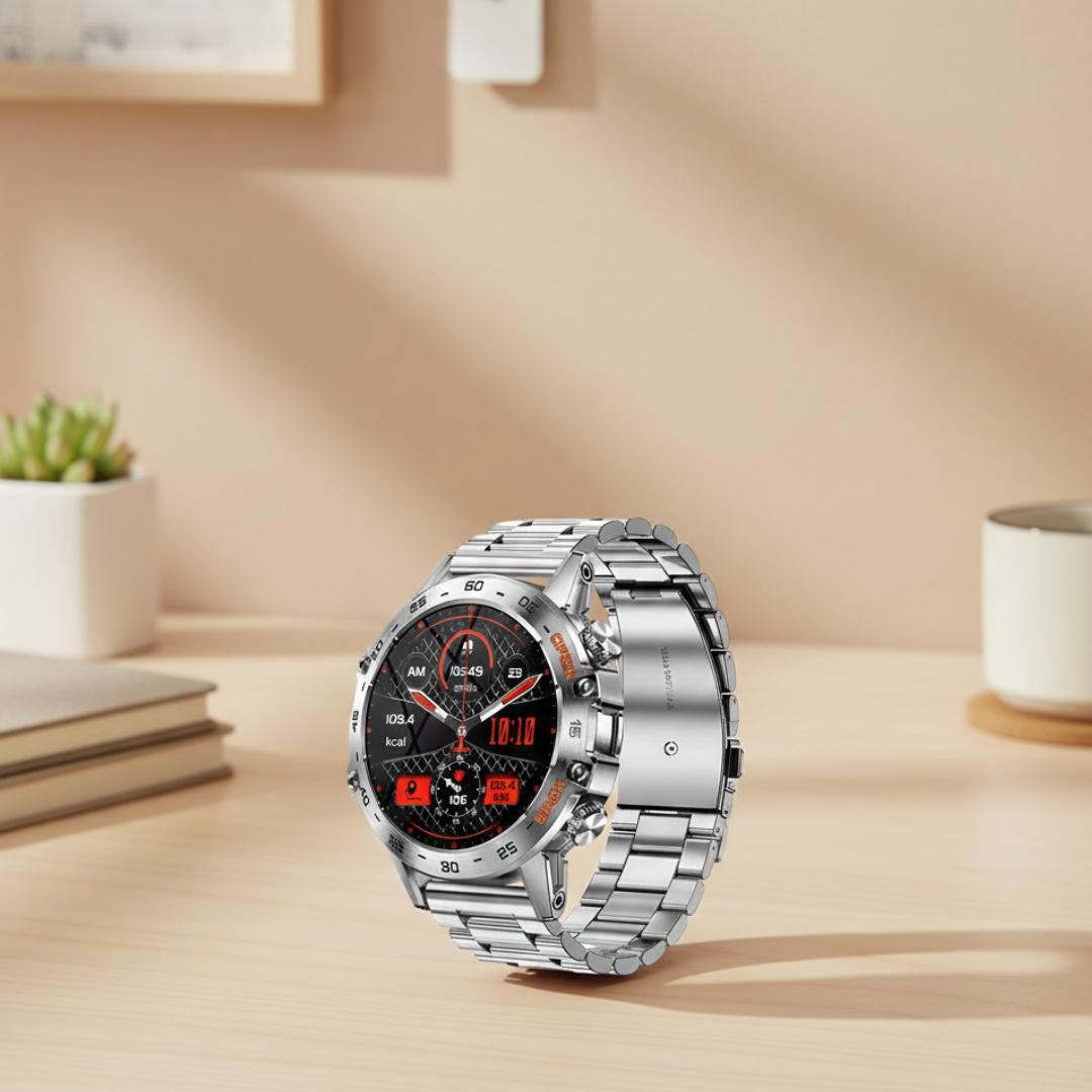 Waterproof Smartwatch with Bluetooth Calling – Durable Everyday Smart Watch