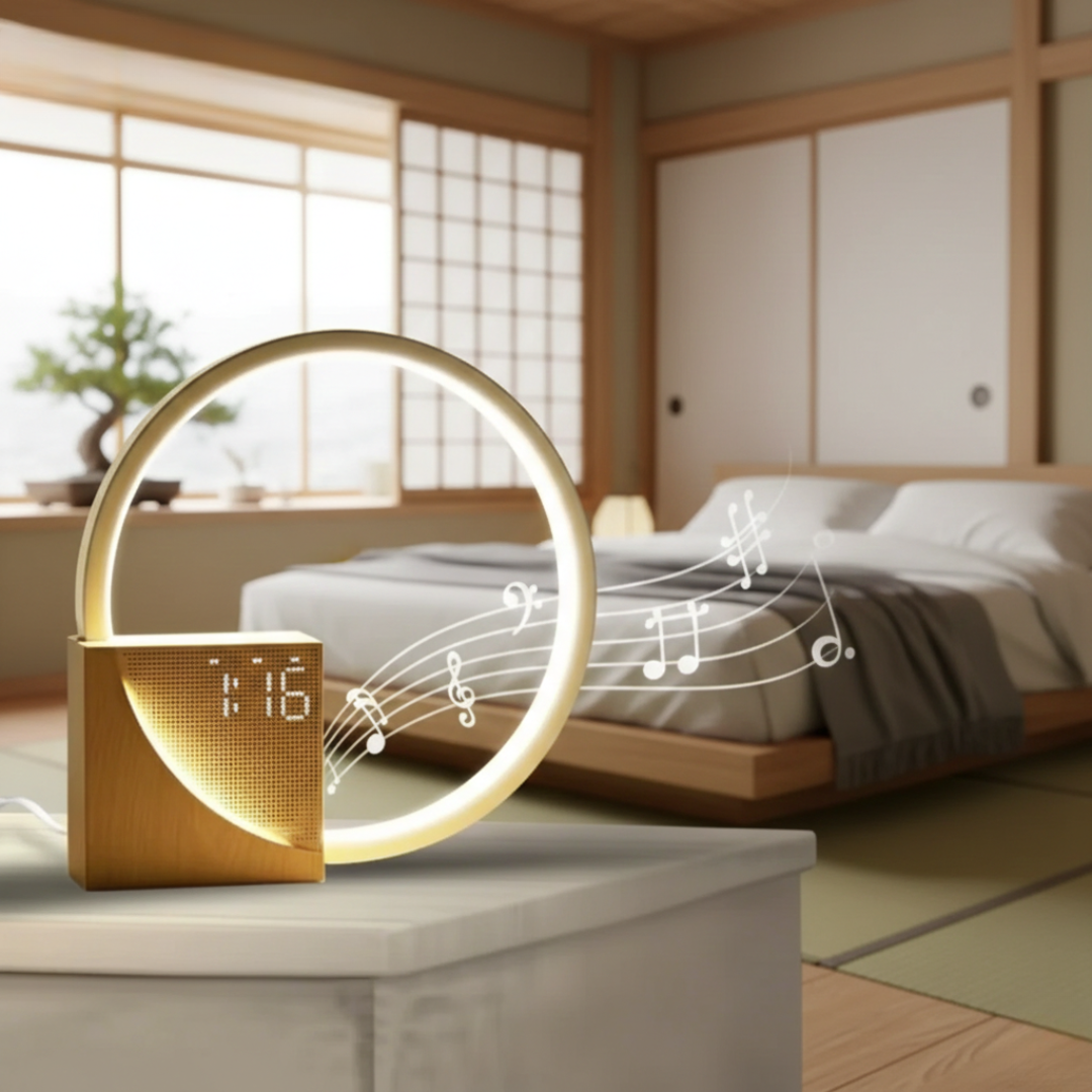 Touch Bedside Lamp with White Noise