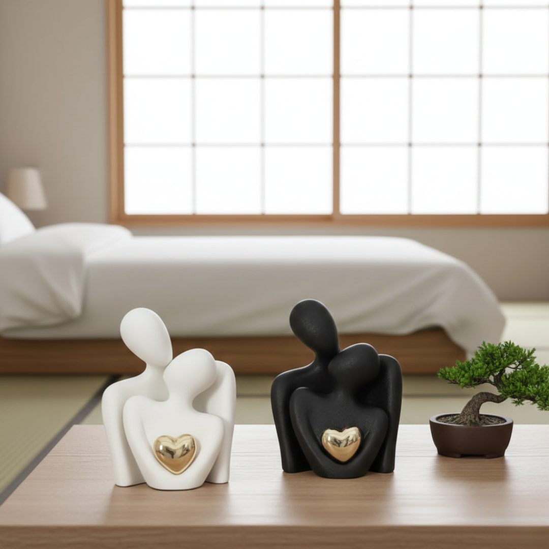 Abstract Couple Sculpture