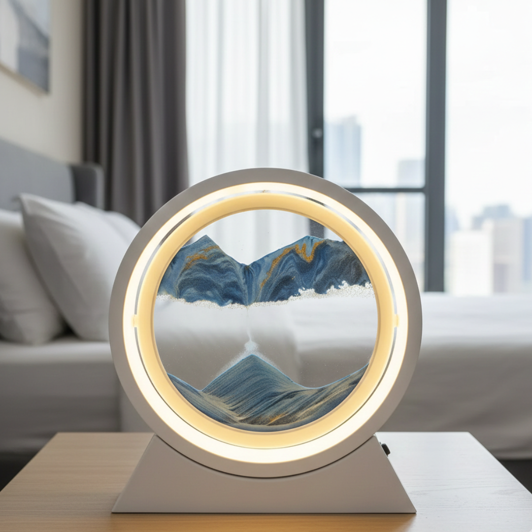 Moving Sand Art Table Lamp