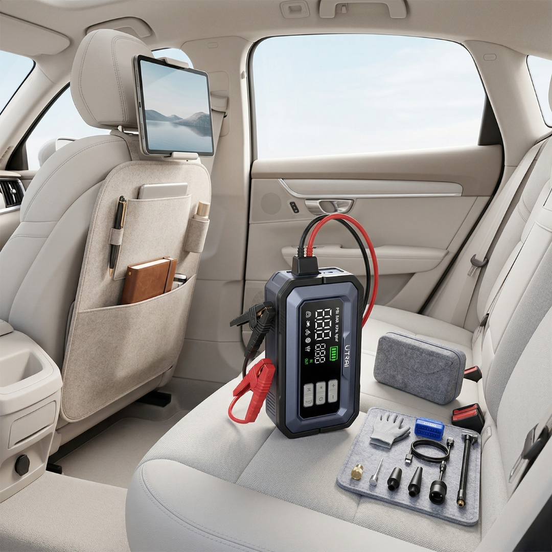 Jump Starter with Air Compressor