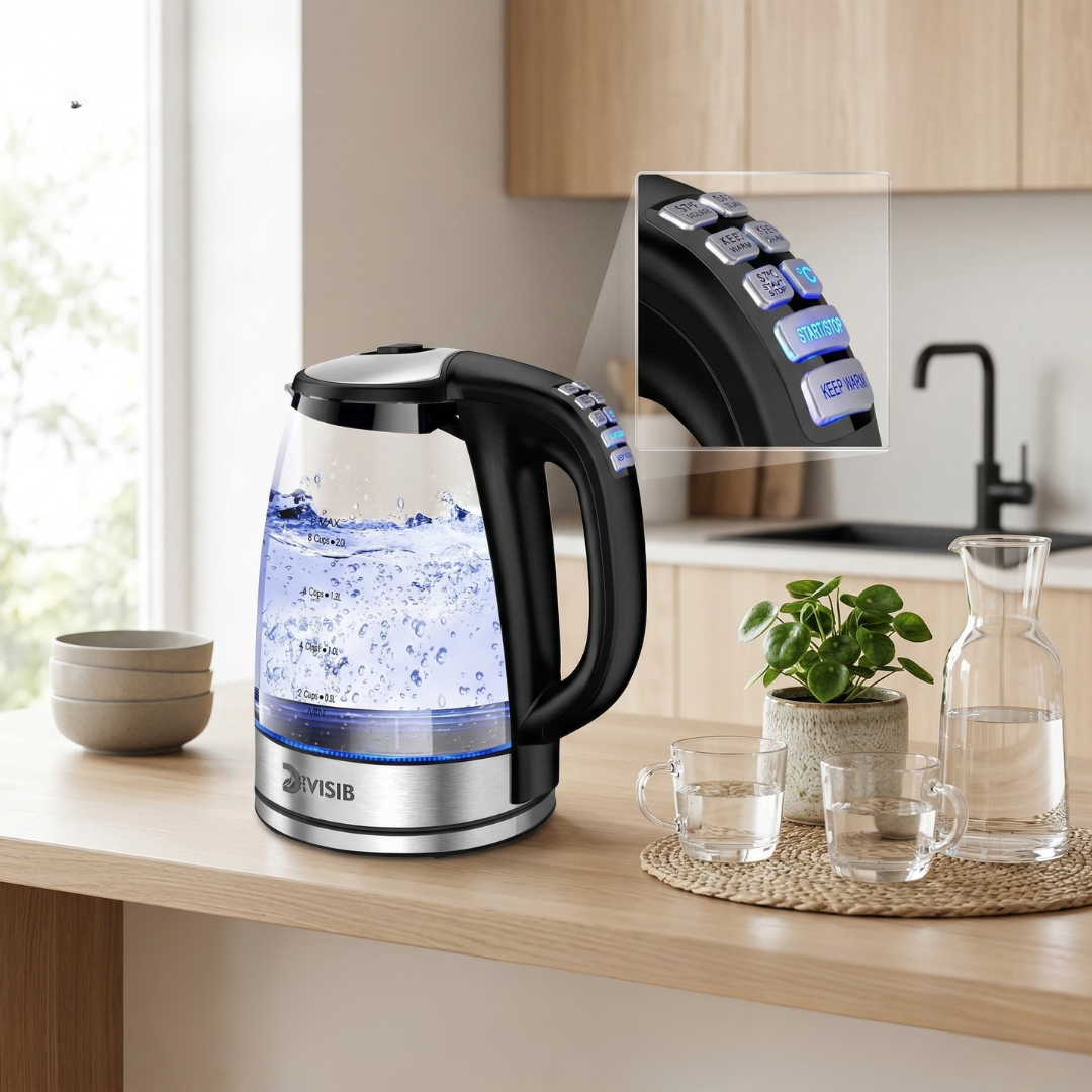 Large Capacity Electric Kettle with Temperature Control