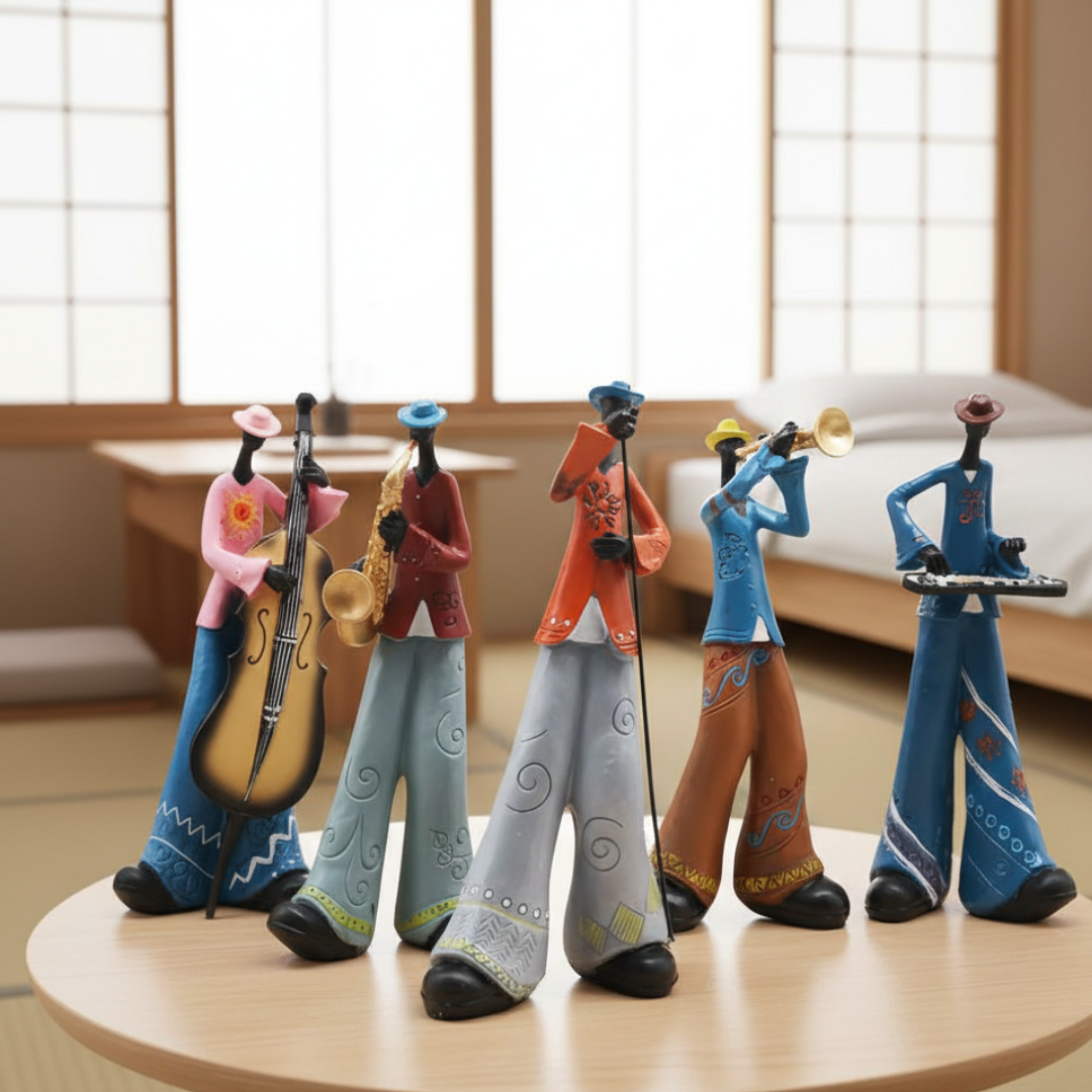 Jazz Music Resin Sculpture