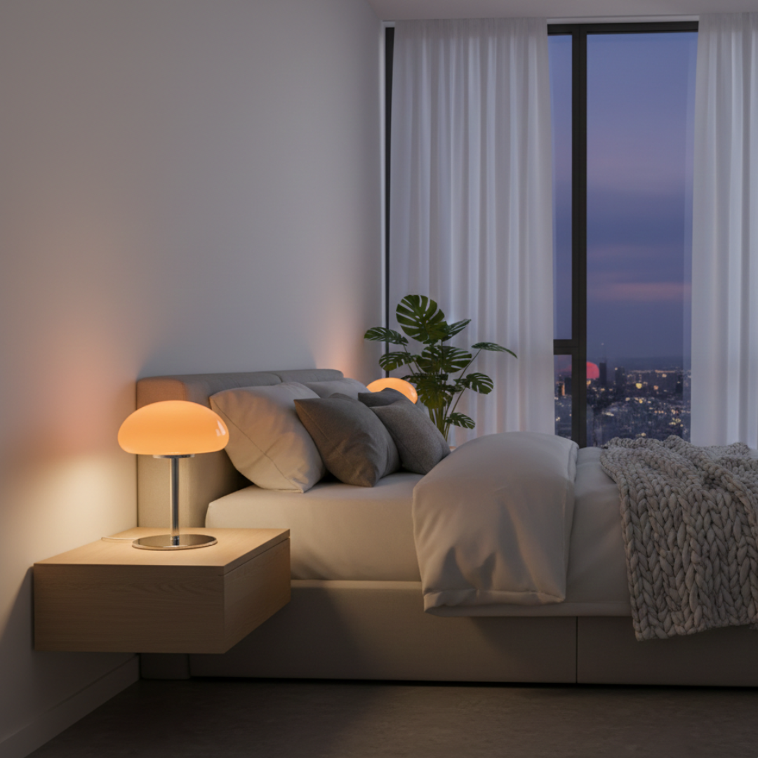 Cloud Design Table Lamp – Warm Ambient Bedside Lamp for Bedroom & Living Room