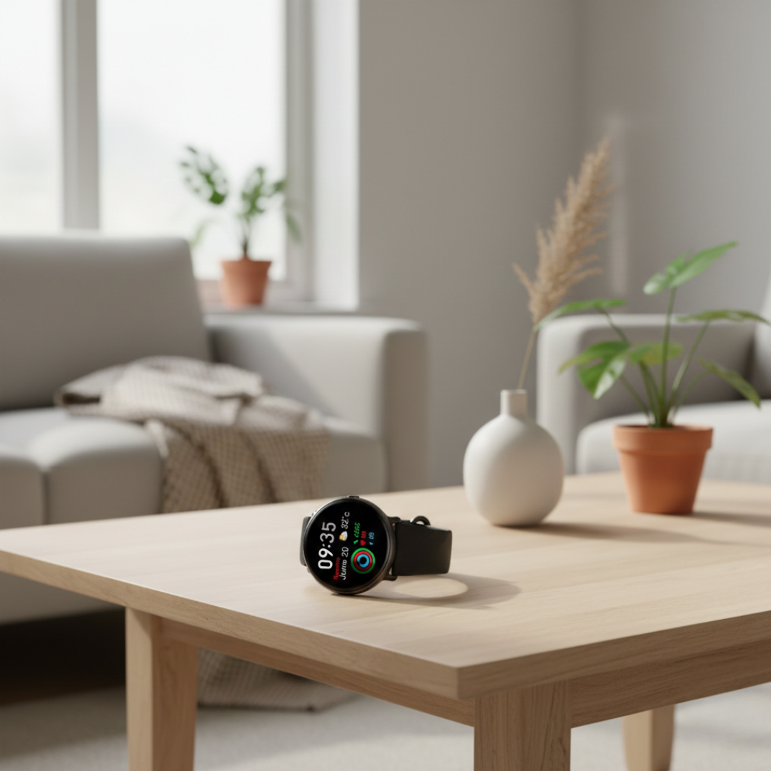 AMOLED Smartwatch with Bluetooth Calling – Stainless Steel Waterproof Smart Watch