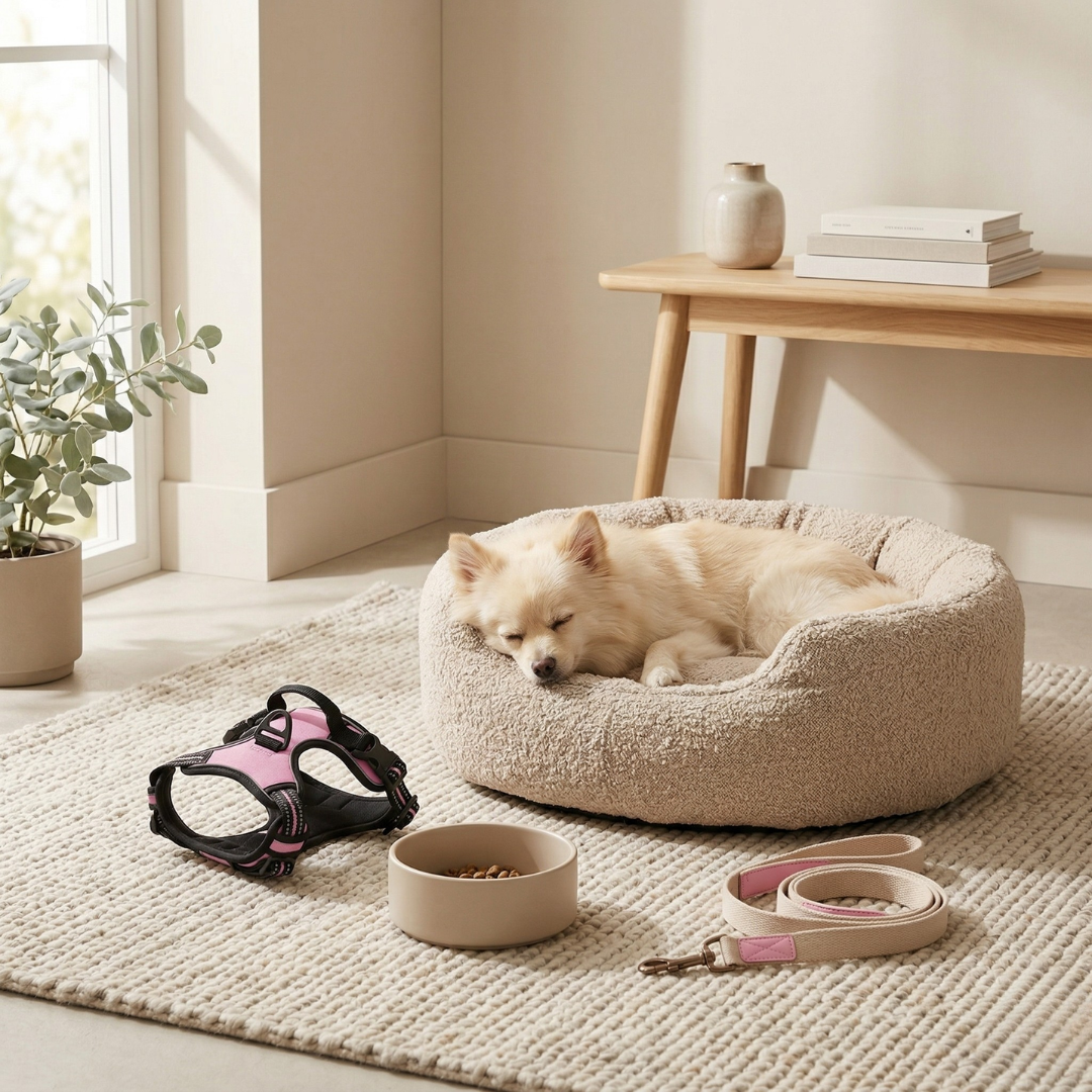 Dog Collar and Harness Set