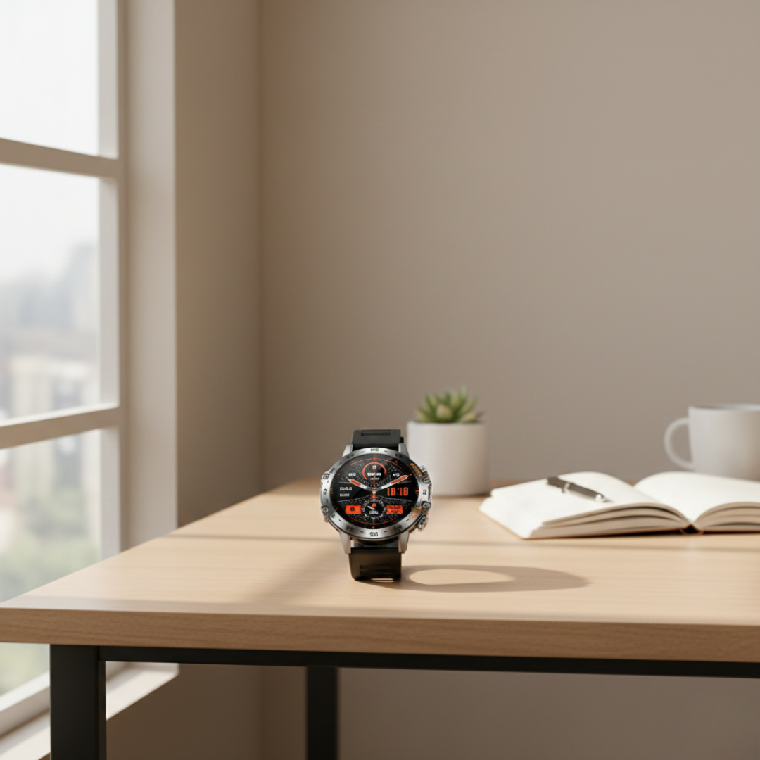 Waterproof Smartwatch with Bluetooth Calling – Durable Everyday Smart Watch