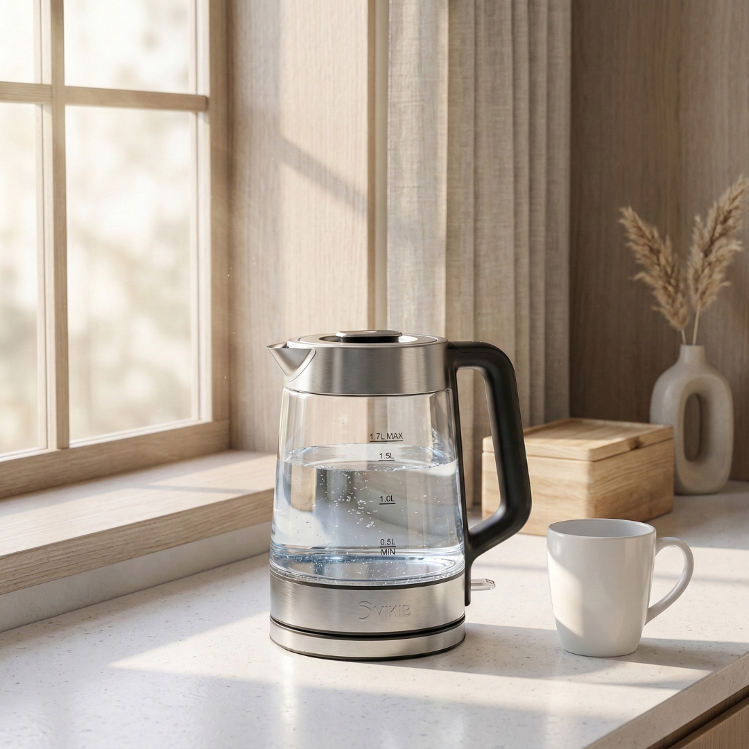 Smart Glass Electric Kettle with Display