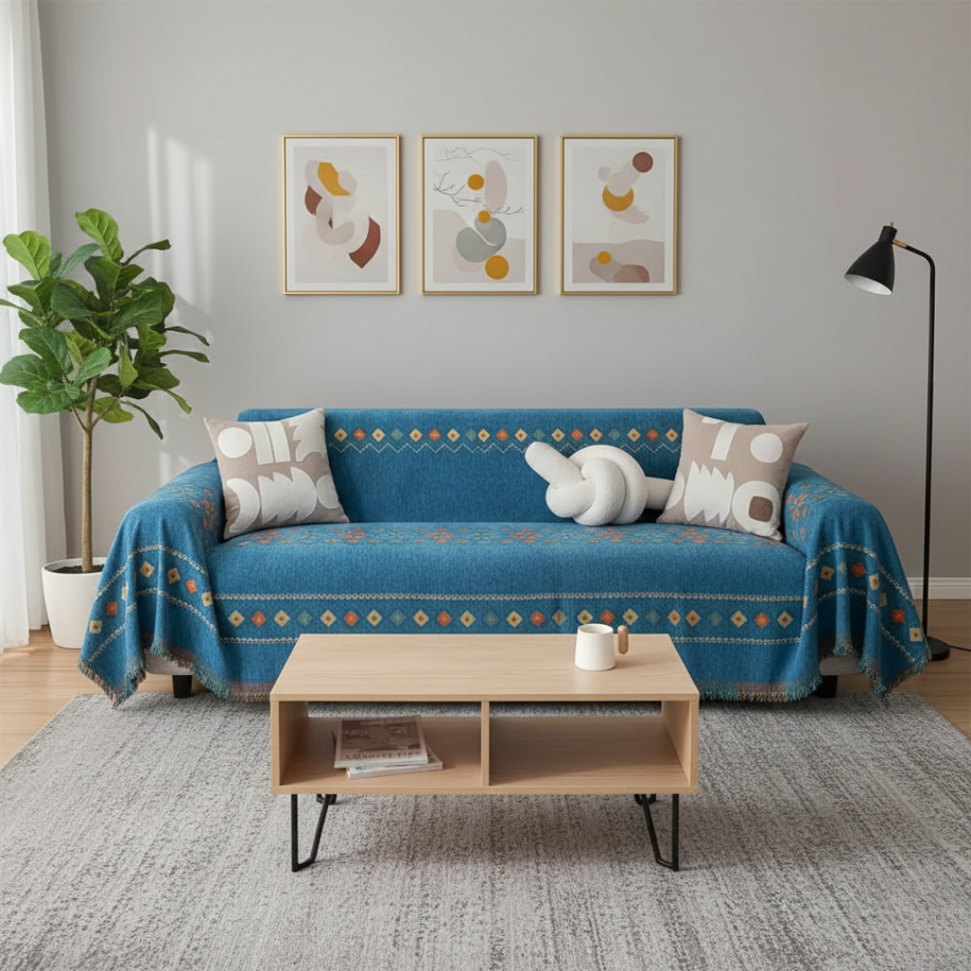 Boho Tassel Sofa Cover