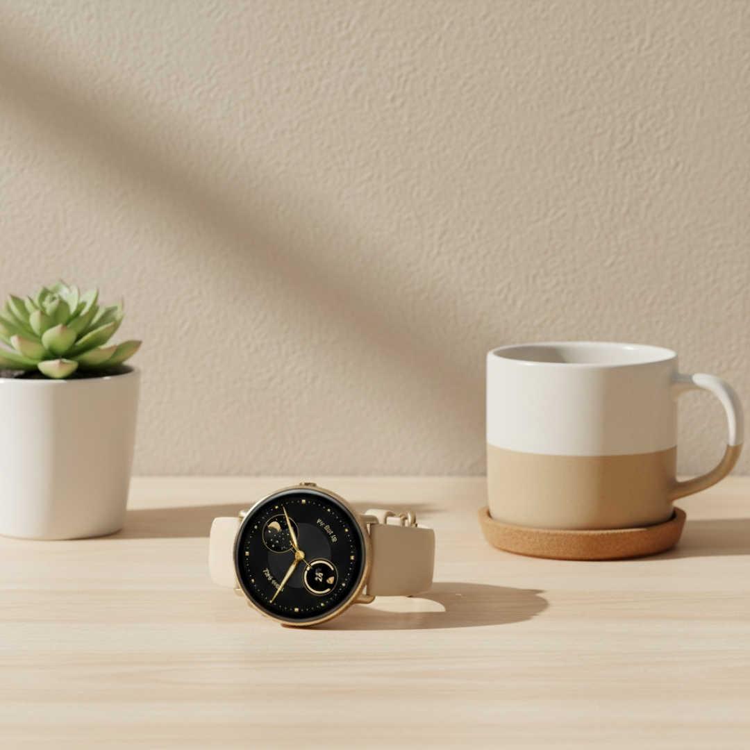 AMOLED Smartwatch with Bluetooth Calling – Stainless Steel Waterproof Smart Watch