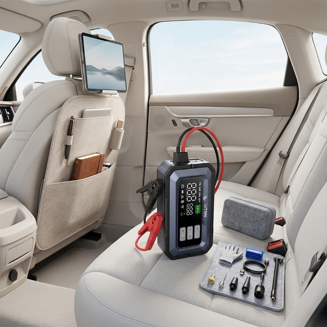 Jump Starter with Air Compressor