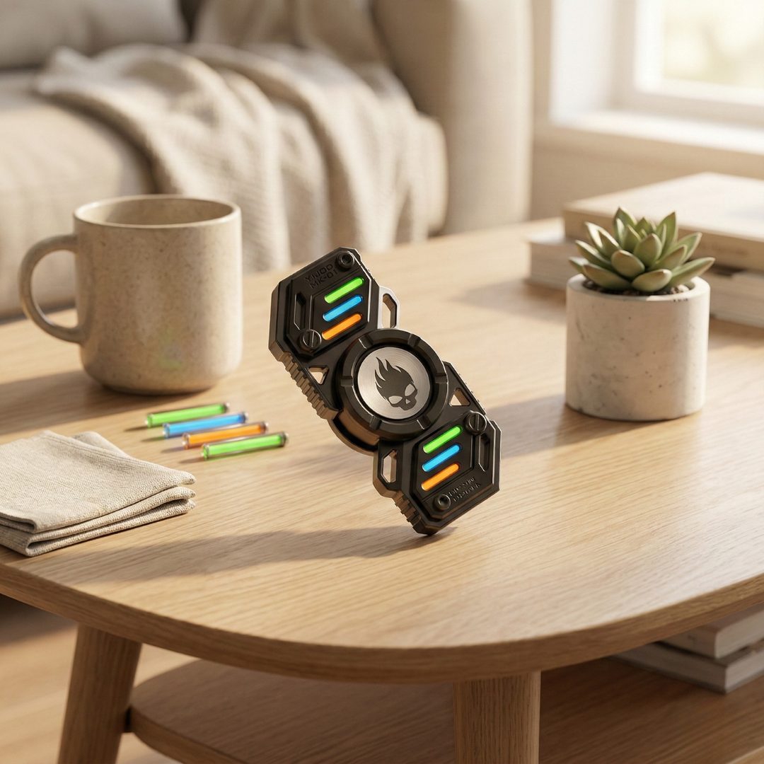 Light-Up Fidget Spinner Toy