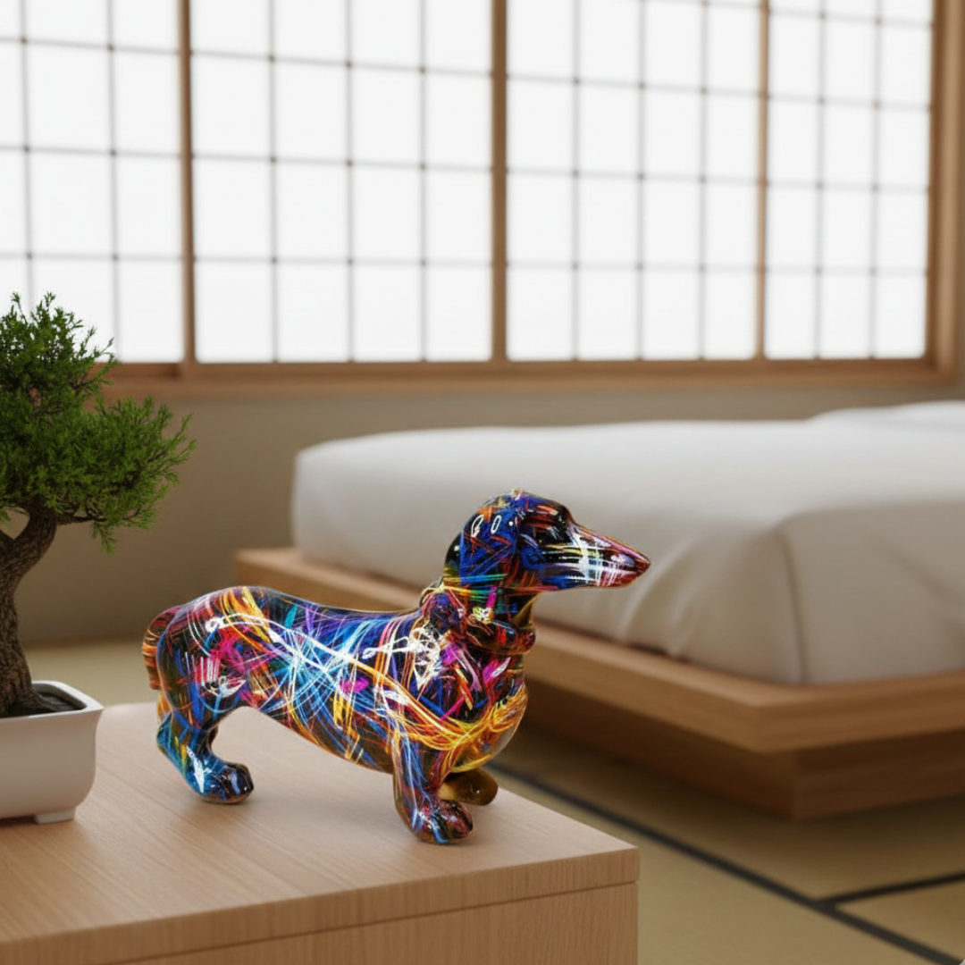 Dachshund Dog Figurine Decor