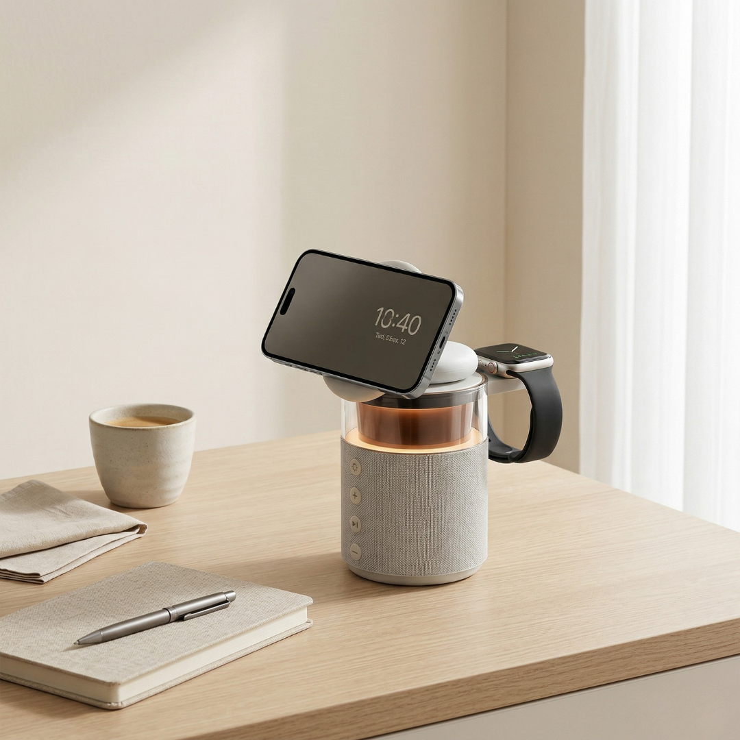 Magnetic Wireless Charging Station