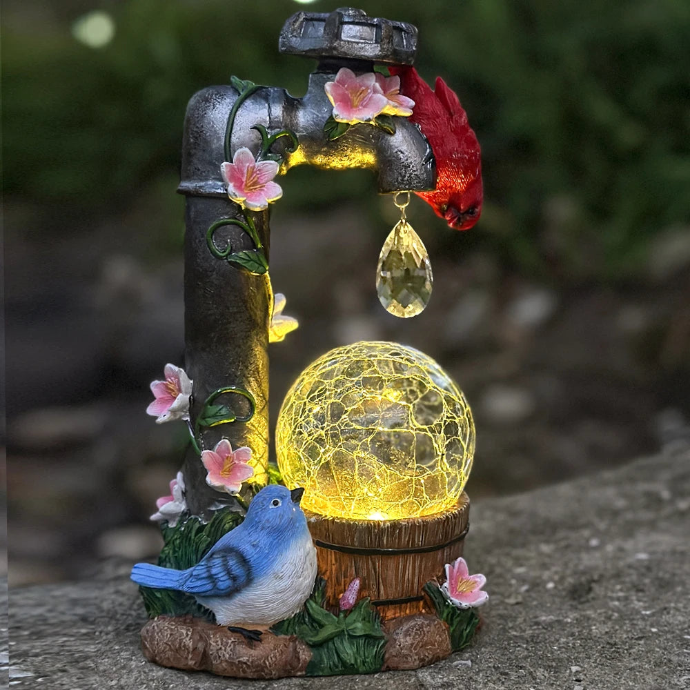 Solar Cardinal Garden Statue