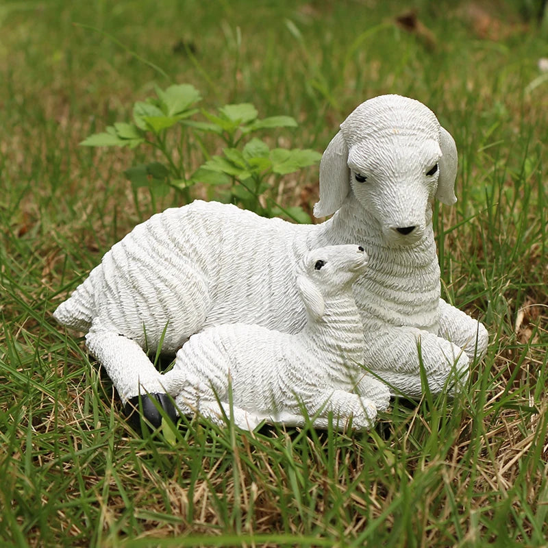 Mini Lamb Garden Figurine