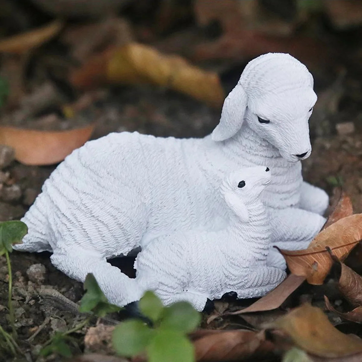 Mini Lamb Garden Figurine