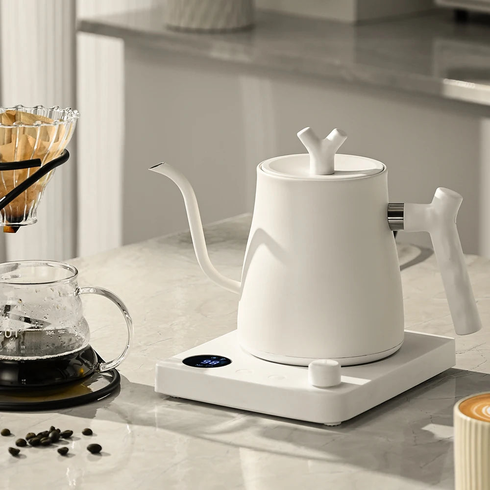 Smart Brew | Electric Gooseneck Kettle with Temperature Control | Stainless Steel Design for Perfect Coffee and Tea 0
