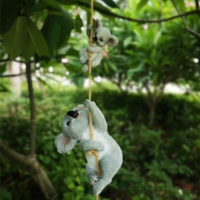 Koala Garden Swing Figurine
